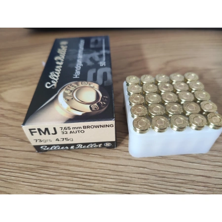 7,65 Browning S&B op. 50szt